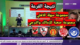 نتيجة قرعة دور المجموعات دوري ابطال افريقيا 2021