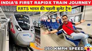 Most Exclusive India’s First RapidX Train Journey | Delhi Meerut RRTS Train * RapidX बुलेट ट्रेन*😱