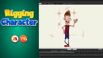 Rigging Character |  Part 2 | Moho| Rigged Animation