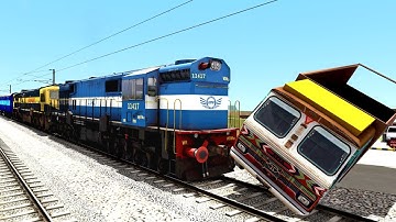 Fully Clear Signal Trains like Bullets at Level Crossing in Indian Train Simulator Indian Railways