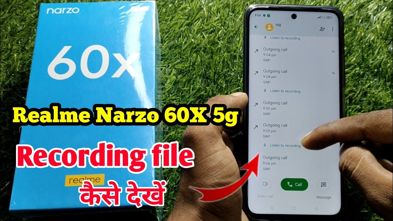 reame narzo 60x call recording kaha save hoti hai, reame narzo 60x call recording file