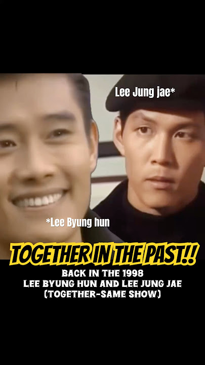 π±Lee Jung-jae & Lee Byung hun togetherπ± in the 1990s in White Nights 3.98 (1998)| #frontman #456