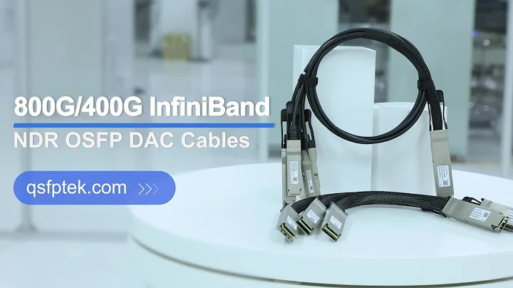 800G/400G OSFP DAC Cables for NDR InfiniBand | QSFPTEK