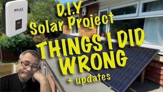 DIY Solar Project 2023, What I Did Wrong + Updates