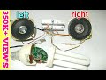 Simple left-right | Stereo amplifier circuit with old CFL | HOW TO MAKE?