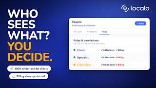 Invite clients and team to Localo — white label for clients | Team & Clients