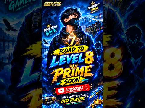 🔥 ROAD TO LEVEL 8 PRIME 👑 SOON! | Northeast India’s Old Free Fire MAX Player Is BACK 💙 #shorts