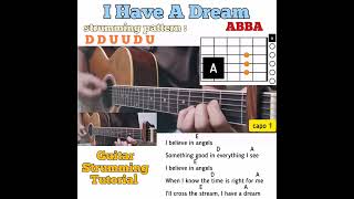 I Have A Dream - ABBA guitar chords w\/ lyrics \& strumming tutorial