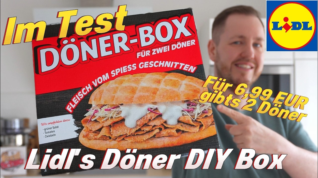 Lidl: DIY Döner Box - Döner Kit - für 2 Döner im Test #lidl #döner ...