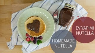 Ev Yapımı Nutella Tarifi Sürülebilir Çikolata - Fındık Kreması Homemade Nutella