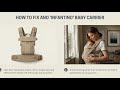 How to fix and use infantino baby carrier#shorts #babycarriers #babyessentials #firsttimemum