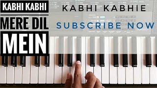 Kabhi Kabhi Mere Dil Mein Piano Cover | Kabhi Kabhie | Amitabh Bachchan | Lata Mangeshkar chords