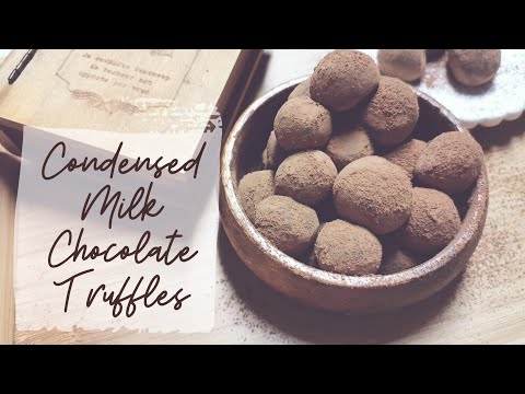 2 Ingredients Condensed Milk Truffles (no fridge, no refrigeration)・rochi''''s recipe