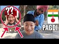 Japanese trying PAGDI in Punjab for the First Time - Guru Purab Special