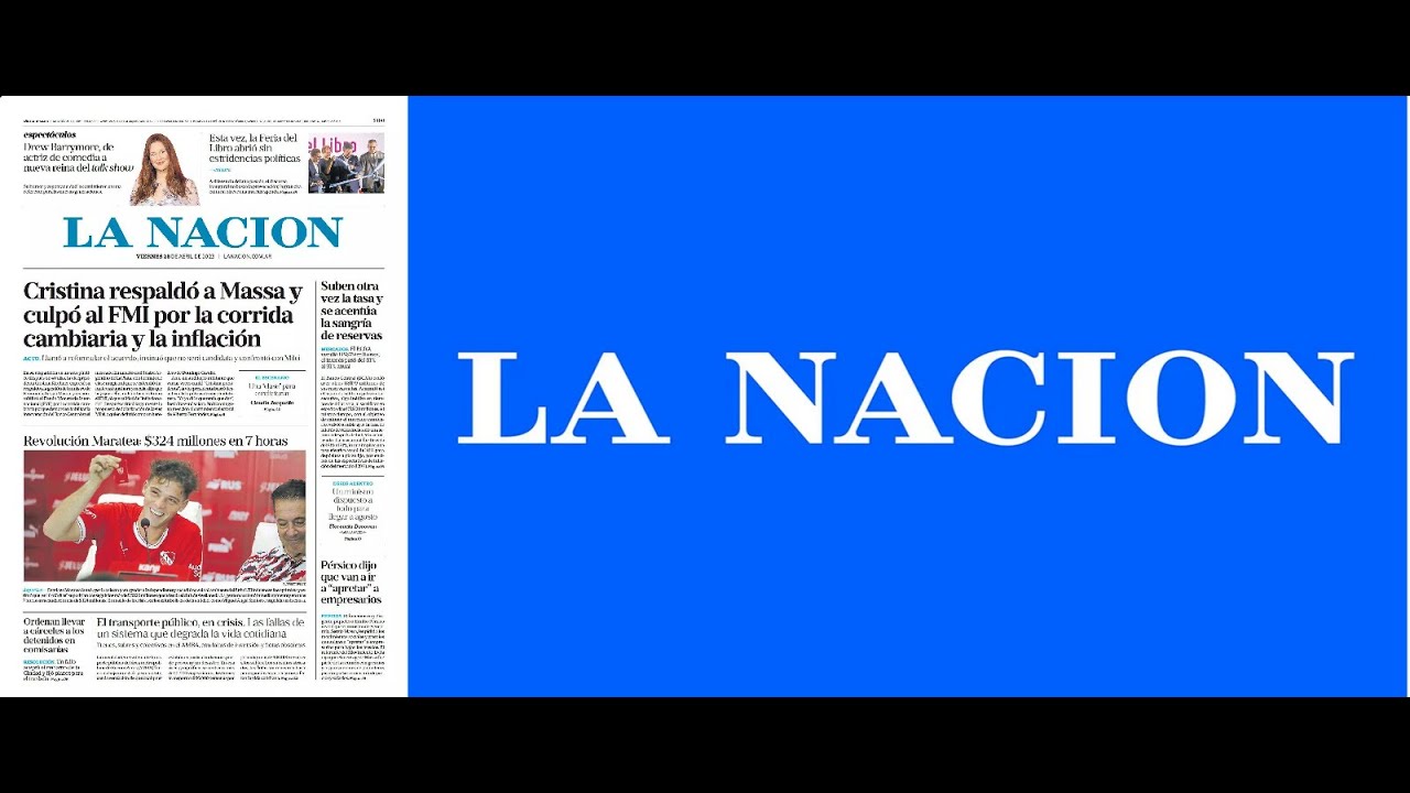 🗞 UNBOXING DIARIO LA NACION ARGENTINA 🇦🇷 27 ABRIL 2023 YouTube