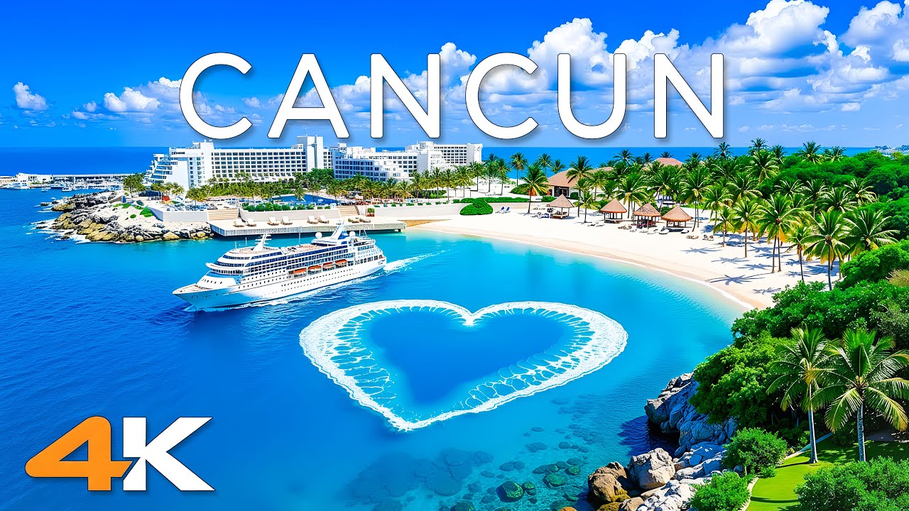 Wonders of Cancun | The Most Beautiful Beach Landscapes in Cancun | 4K Travel UHD