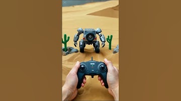 Transformatie van RC Jeep naar woestijnrobot | Epische afstandsbedieningsactie #kidsshorts #povrc