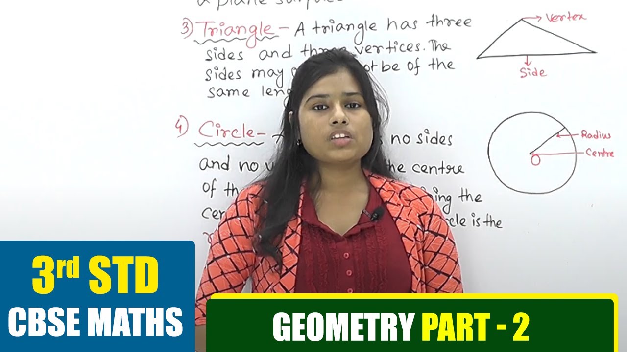 3rd Std CBSE Maths | 11 - Geometry Part - 2 | CBSE Maths - YouTube