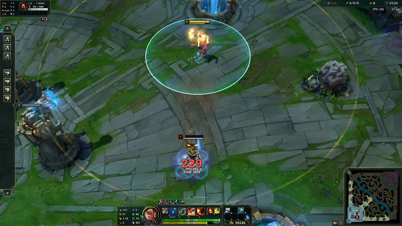 Lee Sin insec combo with Stridebreaker mythic item