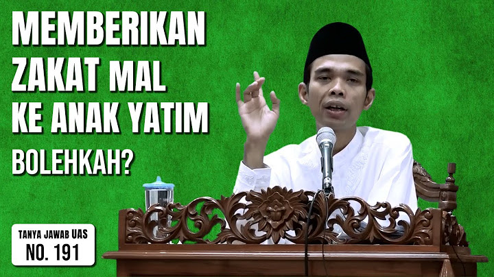 Memberikan Zakat Mal Ke Anak Yatim - Bolehkah? (Tanya Jawab UAS #191)