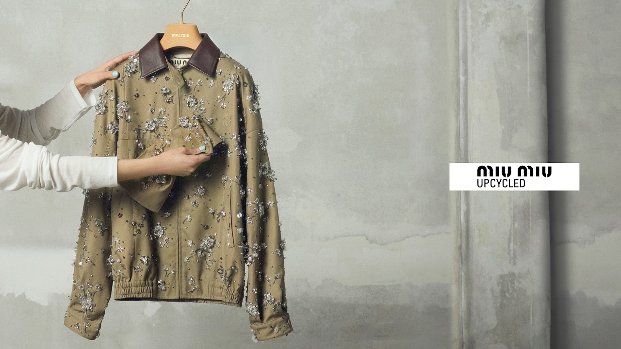 スーツ 01ss archive miumiu Design Set-up Miu Miu Upcycled 2026 - Making Of - YouTube