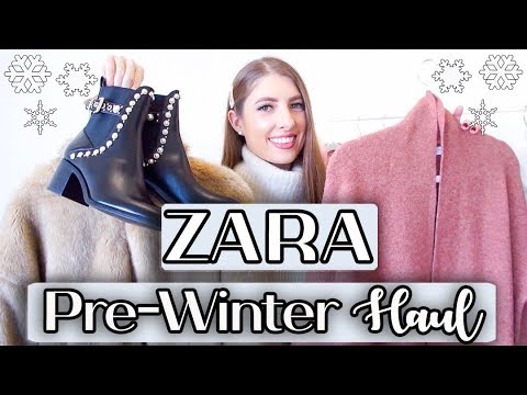 ZARA PRE-WINTER HAUL + TRY ON - YouTube