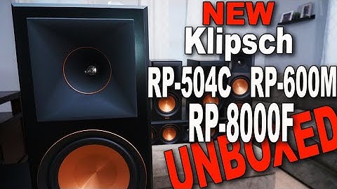 Klipsch Reference Premiere Speakers RP-8000F RP-504C RP-600M MEGA Unboxing!