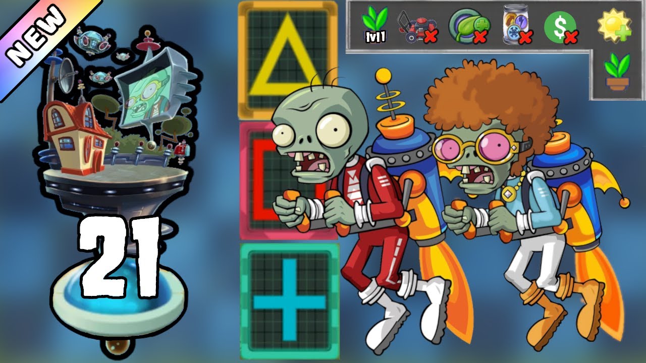 Plants vs Zombies 2 - Far Future Day 21 [Plants Lvl 1 & No Premium ...