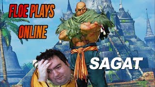 Floe's Back!!!! Kinda....  Floe Plays SFV Online Sagat