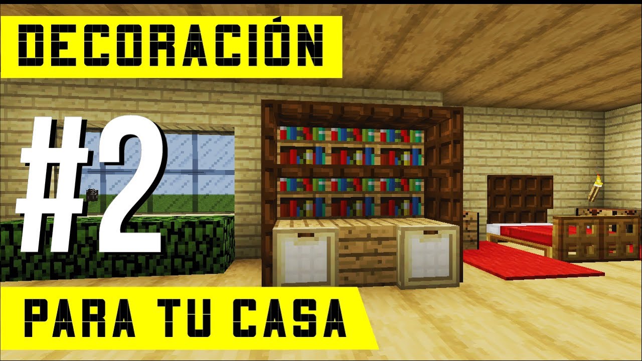 IDEAS DE DECORACIÓN PARA TU CASA EN MINECRAFT parte 2 YouTube