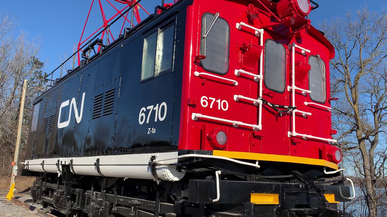1914 CN GE ELECTRIC LOCOMOTIVE 6710 - YouTube