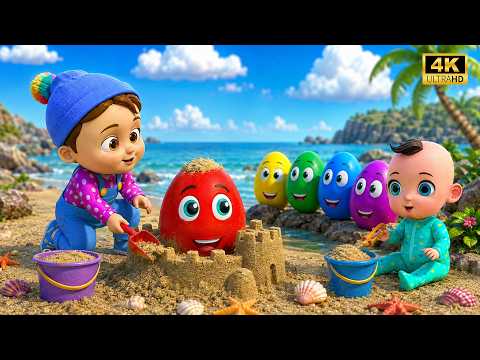 Learn Colors & Numbers 🔢 | 🐣 Colorful Eggs Adventure | Kids Nursery Rhymes | Kiddora Tunes