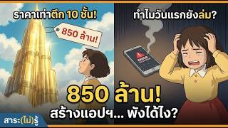 850 ล้าน! สร้างแอปฯ ราคาเท่าตึก 10 ชั้น... ทำไมวันแรกยังล่ม? (ความลับวงการ IT) | สาระ(ไม่)รู้ screenshot 3