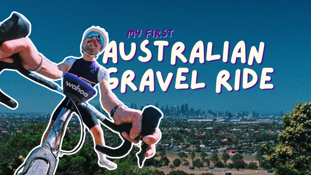 We saw KANGAROOS!! - My FIRST gravel ride in Australia - YouTube