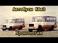 Хронология моделей автобусов КАвЗ. Опытные и серийные модели