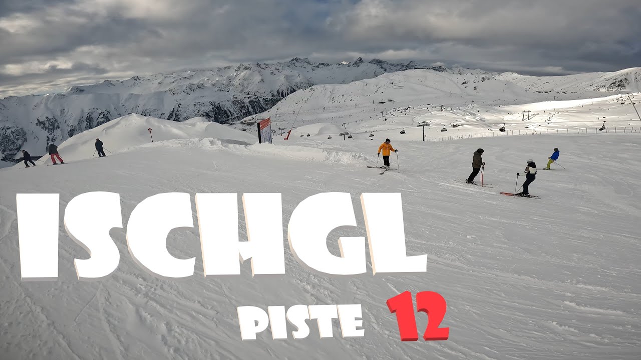 Skiing Ischgl red piste 12 / 奥地利滑雪Ischgl红道12