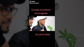 ☠️Cuando el profesor me pregunta si y se la clase☠️