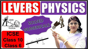 MACHINES: LEVERS | SOLVED NUMERICALS | CLASS 10 & CLASS 6 PHYSICS
