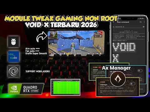 RAM 1-6GB LANCAR❗MODULE GAMING NON ROOT VOID-X | SUPPORT BRAVENT & QUTE MENGATASI LAG SEMUA GAME