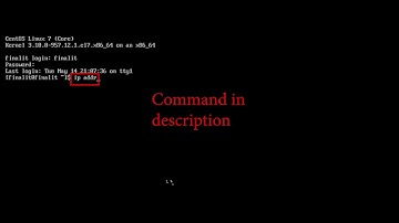 Checking your IP address in CentOS 7