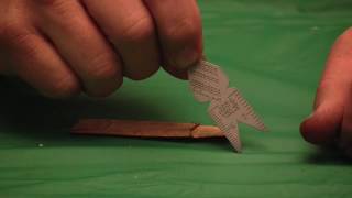 Thread center gauge fish tail hobby machinist