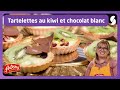 تارتولات بالكيوي و الشوكولاتة البيضاء وصفة الشاف ليندة طالب 