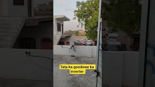 tata 3kw ongrid solar system goodwee inverter