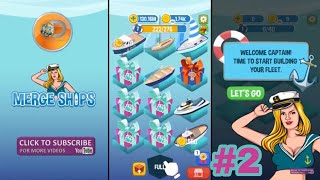 Merge Ships: Boats Cruisers Battleships and More | Part 2 | Gameplay (Android & iOS) screenshot 2