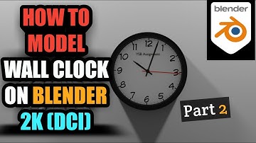 How to animate the hands of wall clock on blender 3.1.2|  model part 2 | geometry nodes | drivers