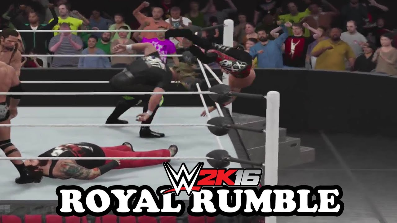 WWE 2K16 - Royal Rumble Gameplay - Full Match [ 60fps 1080p ]