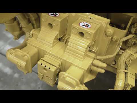 The Cat 3512E Tier 4 Final Well Service Engine