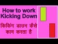 How to use  Kicking Down Candlestick Pattern in Hindi. Technical Analysis in Hindi