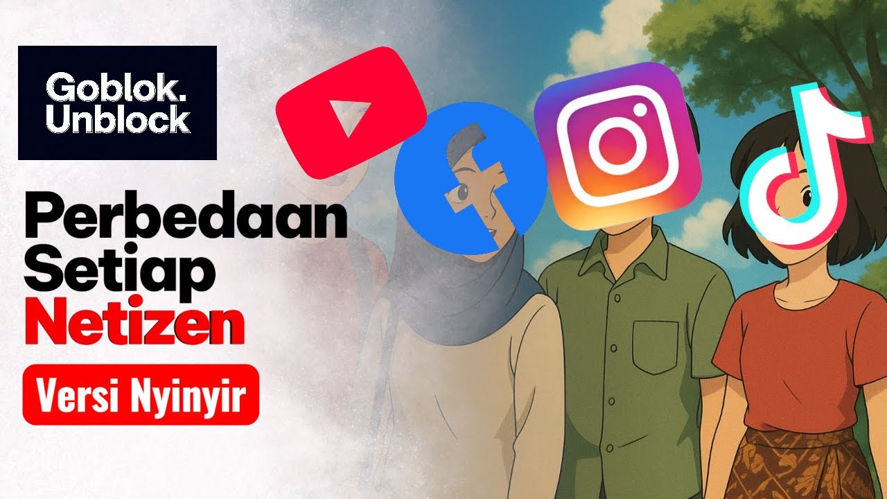 Penomena perbedaan Netizen tiktok,ig,twitter,facebook,youtube - YouTube