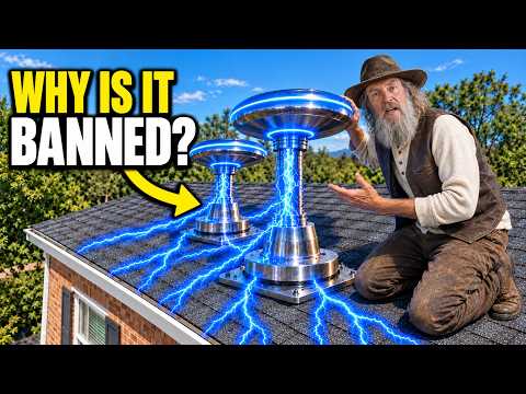 $30 TESLA ROOF ANTENNAS Generate Power From Thin Air?! (No Solar Needed?)